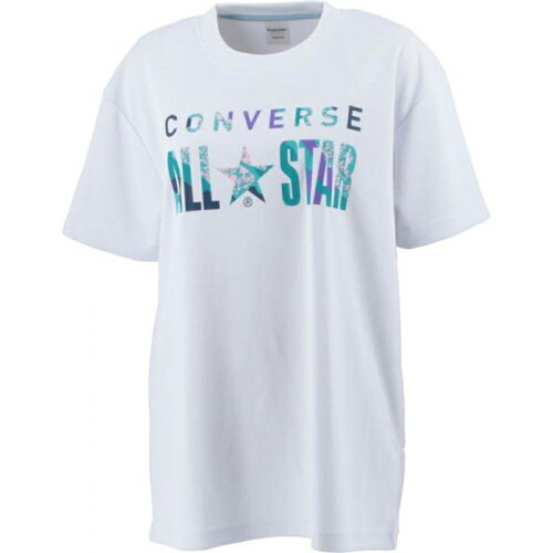 JAN 4549858491333 CONVERSE コンバース ウィメンズプリントTシャツ L ホワイト 1100 CB322352 ゼットクリエイト株式会社 スポーツ・アウトドア 画像