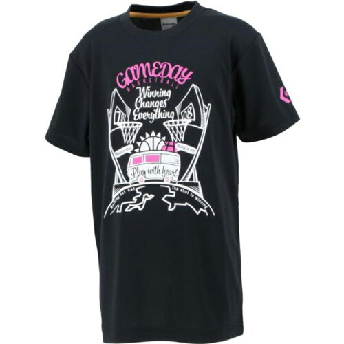 JAN 4549858492613 CONVERSE コンバース ジュニアプリントTシャツ 150 ブラック×ホワイト 1911 CB422353 ゼットクリエイト株式会社 スポーツ・アウトドア 画像