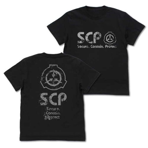 JAN 4549970377409 SCP財団 ヴィンテージロゴ Tシャツ SCP財団 グッズ ブラック / L 株式会社コスパ ホビー 画像