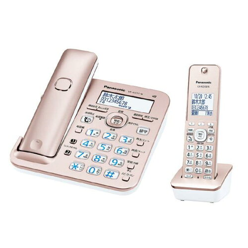 JAN 4549980013830 Panasonic  コードレス電話機 RU・RU・RU VE-GZ51DL-N パナソニックオペレーショナルエクセレンス株式会社 家電 画像