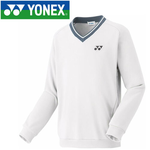 JAN 4550086188339 YONEX ユニセックス テニス 厚手 トレーナー ホワイト 32026 011 ヨネックス株式会社 スポーツ・アウトドア 画像