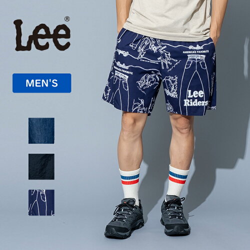 JAN 4550166846098 Lee リー ATHLETIC SHORTS L Navy LM8458-204 株式会社エドウイン スポーツ・アウトドア 画像