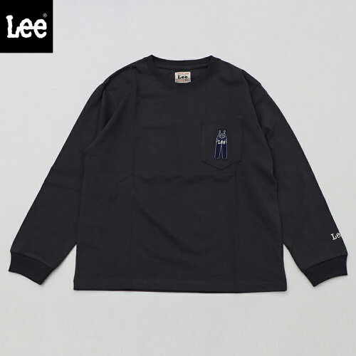 JAN 4550166979475 Lee リー WAPPEN POCKET L/S TEE 150cm CHARCOAL LK0829 株式会社エドウイン スポーツ・アウトドア 画像