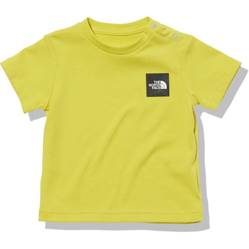 JAN 4550207759875 THE NORTH FACE ザ・ノース・フェイス S/S SMALL SQUARE LOGO TEE スモールスクエア ロゴティー ベビー 80cm アシッドイエロー AD NTB32251 株式会社ゴールドウイン キッズ・ベビー・マタニティ 画像