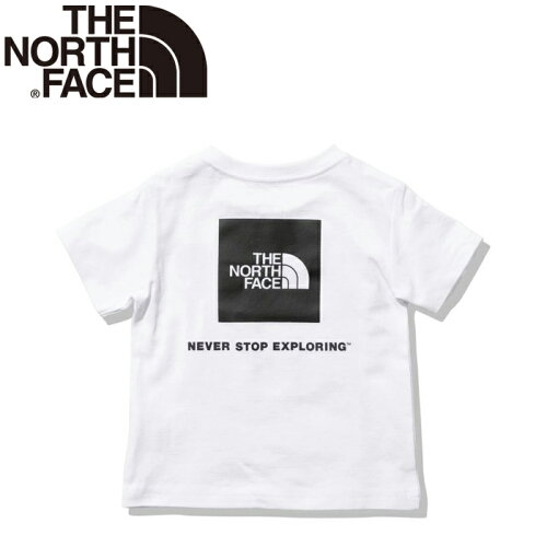 JAN 4550207760208 THE NORTH FACE ザ・ノースフェイス B S/S BACK SQUARE LOGO TEE バックスクエアロゴティー ベビー 90cm ホワイト W NTB32255 株式会社ゴールドウイン スポーツ・アウトドア 画像