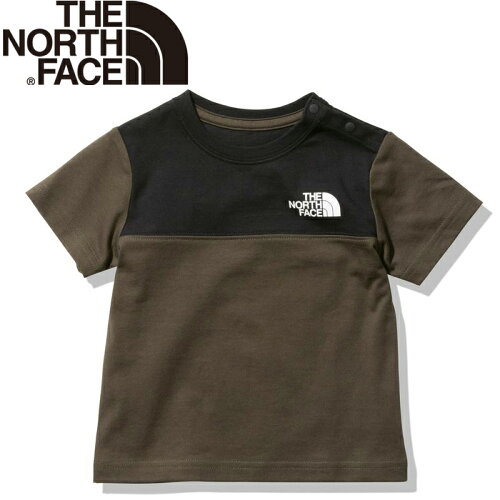 JAN 4550207760406 THE NORTH FACE ベビー ウェア ショートスリーブカラーブロックティー B S/S Color Block Tee ニュートープ NTB32259 NT 株式会社ゴールドウイン スポーツ・アウトドア 画像