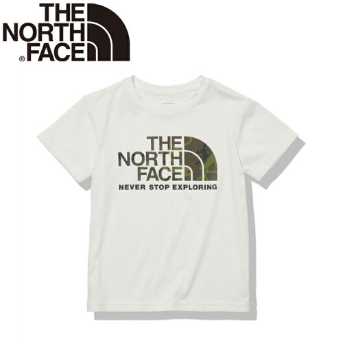 JAN 4550207765999 THE NORTH FACE ザ・ノース・フェイス K S/S CAMO LOGO TEE ショートスリーブ カモ ロゴ ティー キッズ 130cm ホワイト W NTJ32253 株式会社ゴールドウイン スポーツ・アウトドア 画像