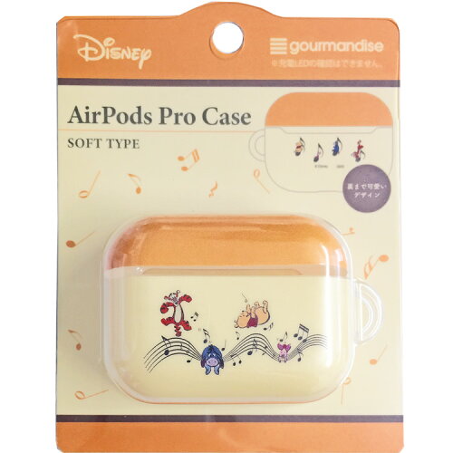 JAN 4550213068060 グルマンディーズ ディズニーキャラクター AirPods Pro ソフトケース くまのプーさん DN-889PO 株式会社グルマンディーズ TV・オーディオ・カメラ 画像