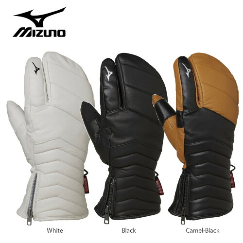 JAN 4550232465574 ミズノ ウインター Leather 3Finger Gloves グローブ Z2JY950201 美津濃株式会社 スポーツ・アウトドア 画像