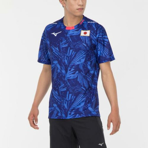 JAN 4550233323675 ミズノ MIZUNO メンズ レディース TO U 応援Tシャツ ブルー 32MA0505 20 美津濃株式会社 スポーツ・アウトドア 画像