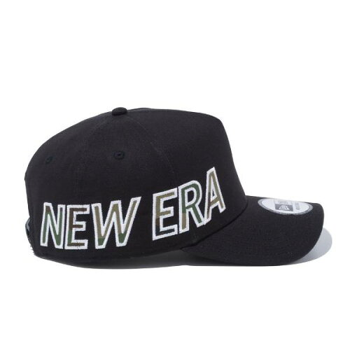 JAN 4550236374612 ニューエラ NEW ERA キャップ 9FORTY A-Frame エッセンシャル ロゴ 940AF ESSENTIAL ブラック×スノーホワイト/ウッドランドカモ 12653766 ニューエラジャパン(同) バッグ・小物・ブランド雑貨 画像