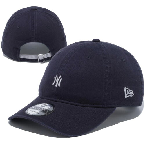 JAN 4550236375459 ニューエラ NEW ERA メンズ レディース キャップ 9TWENTY ニューヨーク・ヤンキース MLBカスタム ミニロゴ 2トーンストラップ ネイビー×クラウド 12653838 ニューエラジャパン(同) バッグ・小物・ブランド雑貨 画像