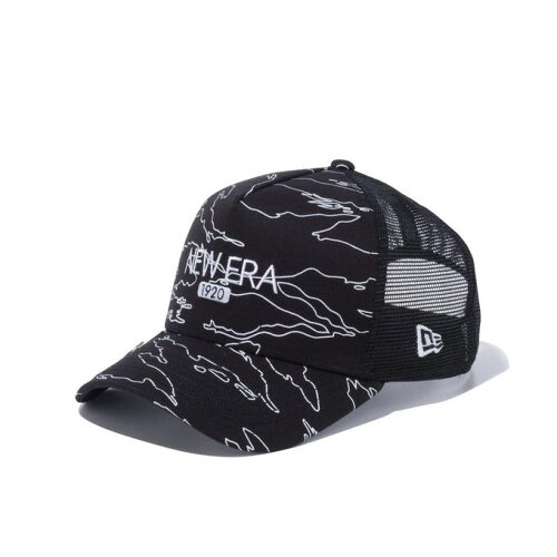 JAN 4550236410334 ニューエラゴルフ NEW ERA GOLF メンズ レディース ゴルフウェア 帽子 9FORTY A-Frame トラッカー On Par タイガーストライプラインカモ ブラック 12674540 ニューエラジャパン(同) バッグ・小物・ブランド雑貨 画像