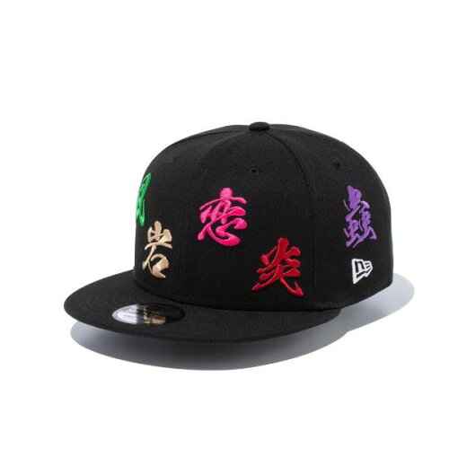 JAN 4550236568509 NEW ERA キャップ 9FIFTY 鬼滅の刃 柱 ブラック 12864461 ニューエラジャパン(同) バッグ・小物・ブランド雑貨 画像