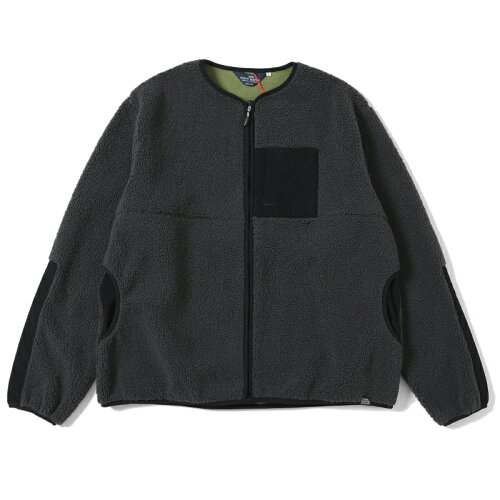 JAN 4550278530526 KRIFF MAYER クリフメイヤー Men's ストレッチボアノーカラー JACKET メンズ L 17 CHARCOAL 2325105 株式会社アスディック スポーツ・アウトドア 画像