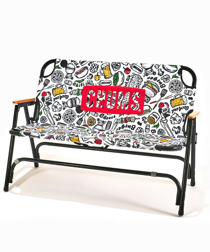 JAN 4550287285813 CHUMS｜チャムス チャムスバックウィズベンチ CHUMS Back with Bench 約H73xW110xD40cm/Booby BBQ CH62-1752 株式会社ランドウェル スポーツ・アウトドア 画像