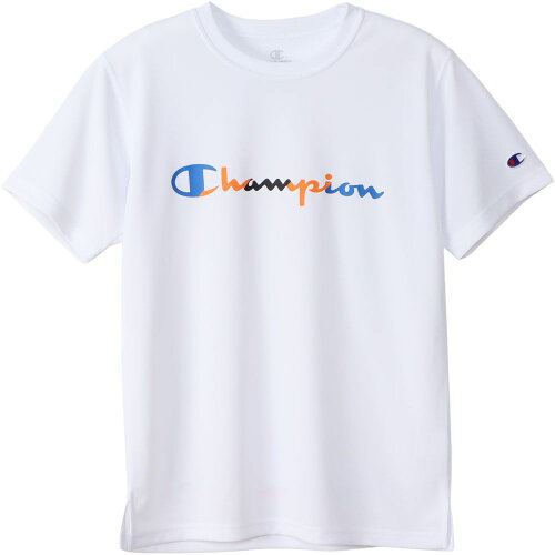 JAN 4550356255365 Champion キッズ バスケットボールウェア バスケットボール ミニバス用 ショートスリーブTシャツ ホワイト CK-VB322 010 ヘインズブランズジャパン株式会社 スポーツ・アウトドア 画像