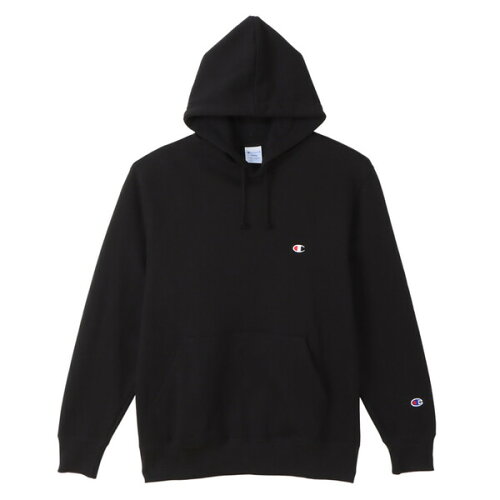 JAN 4550356368294 Champion メンズ レディース トレーニングウェア パーカー フーデッドスウェットシャツ HOODED SWEATSHIRT ブラック C3-W101 090 ヘインズブランズジャパン株式会社 メンズファッション 画像