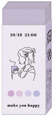 JAN 4550391554386 カラーパレット消しゴム メイクユーハッピー/PU 株式会社クーリア 日用品雑貨・文房具・手芸 画像