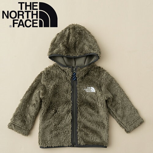 JAN 4550413487630 THE NORTH FACE ベビー シェルパフリースフーディー ミリタリーオリーブ NAB72047 MO 株式会社ゴールドウイン キッズ・ベビー・マタニティ 画像