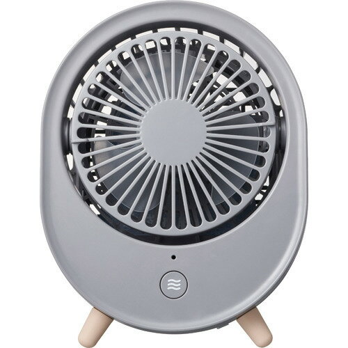JAN 4550454063008 保冷材付き 充電式冷風扇 CFW-83B(GY)(1台) 株式会社ドウシシャ 家電 画像