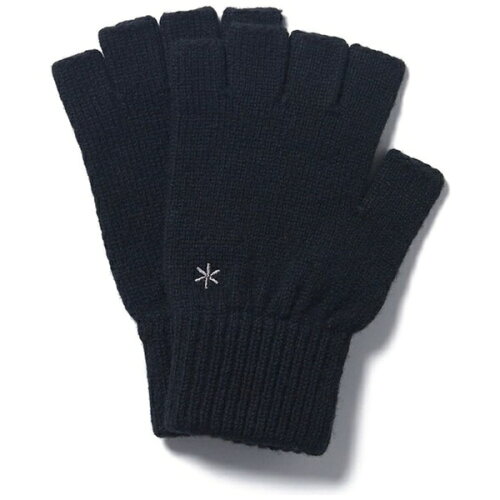 JAN 4550648017428 スノーピーク｜snow peak 男女兼用 Wool Knit Gloves Black AC-24AU01103BK ユニセックス /Mサイズ：全長19.5cm 株式会社スノーピーク スポーツ・アウトドア 画像