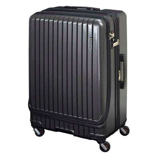 JAN 4560106755915 エンドー鞄｜ENDO LUGGAGE スーツケース 86L 98L FREQUENTER フリエンクター Malie マーリエ エンボスガンメタ 1-280-49 TSAロック搭載 エンドー鞄株式会社 バッグ・小物・ブランド雑貨 画像