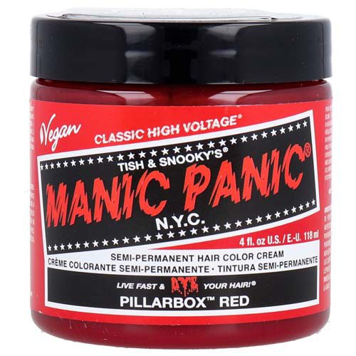 JAN 4560108891666 manic panic マニックパニック テンポラリーヘアカラー   mc11020 ピラーボックスレッド 日本ケミコス株式会社 美容・コスメ・香水 画像