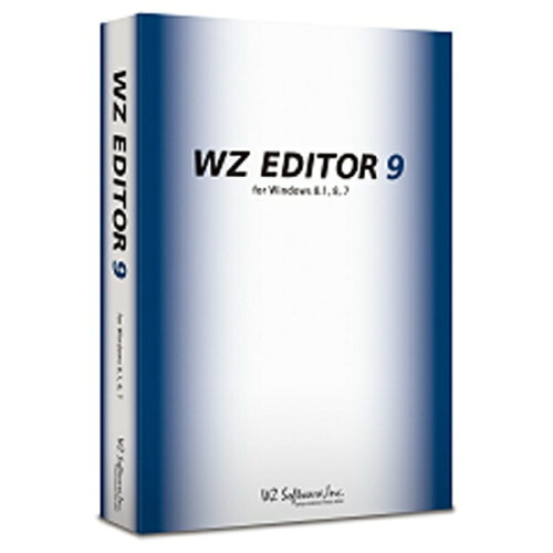 JAN 4560124280499 WZソフトウェア WZ EDITOR 9 株式会社WZソフトウェア パソコン・周辺機器 画像