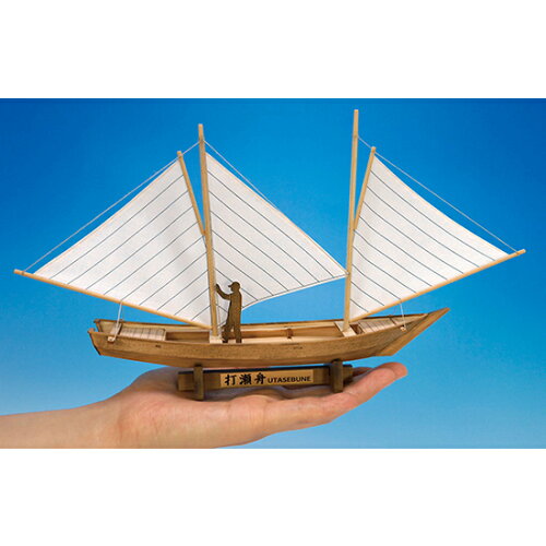 JAN 4560134351608 ウッディジョー ミニ和船シリーズ 打瀬船 木製組立キット 株式会社ウッディ ジョー ホビー 画像