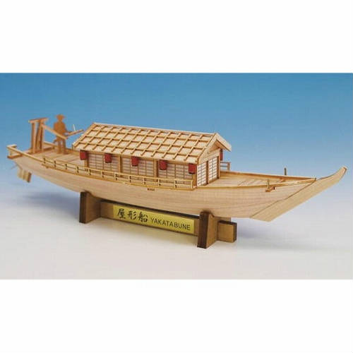 JAN 4560134351646 ウッディジョー ミニ和船シリーズ 屋形船 木製組立キット 株式会社ウッディ ジョー ホビー 画像