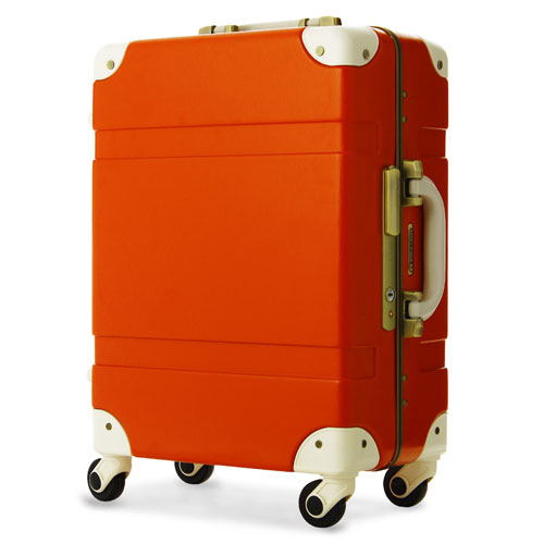 JAN 4560136192971 T&S ティーアンドエス WORLD TRUNK TRUNK CASE 7600 MANE トランク風スーツケース 46cm オレンジ 7600-46 株式会社ティーアンドエス バッグ・小物・ブランド雑貨 画像