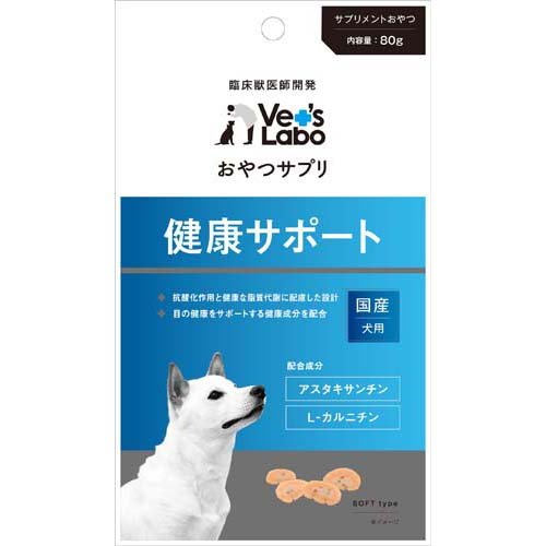 JAN 4560191493914 おやつサプリ 犬用 健康サポート(80g) 株式会社ジャパンペットコミュニケーションズ ペット・ペットグッズ 画像