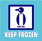 JAN 4560256111074 keep frozen/ペンギン 荷造りステッカー り 株式会社ゼネラルステッカー 日用品雑貨・文房具・手芸 画像