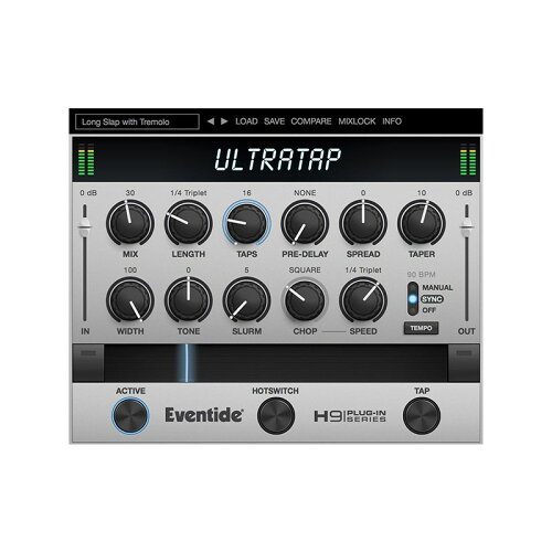 JAN 4560263763709 Eventide UltraTap H9 Series Delay plugin プラグインソフトウェア オンライン納品専用 タックシステム株式会社 パソコン・周辺機器 画像