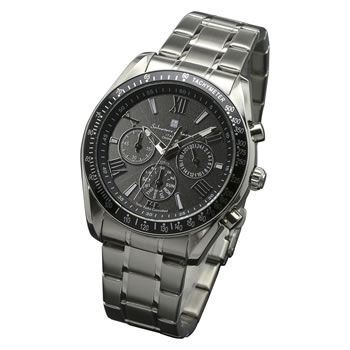 JAN 4560338463145 サルバトーレマーラ SALVATORE MARRA 腕時計 ソーラー クロノグラフ SM15116-SSBKSV ブラック メンズ 株式会社エス・ケイ・インターナショナル 腕時計 画像