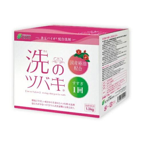 JAN 4560358590043 グリーンクロス 洗のツバキ 粉末洗剤 エコワン株式会社 日用品雑貨・文房具・手芸 画像