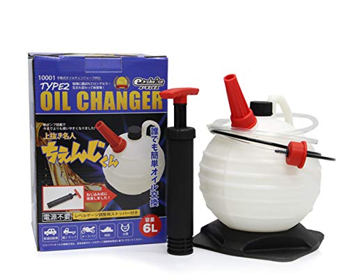 JAN 4560422772672 e-choice 最新型 手動オイルチェンジャー オイル上抜きちぇんじくん 6L 徳君株式会社 車用品・バイク用品 画像