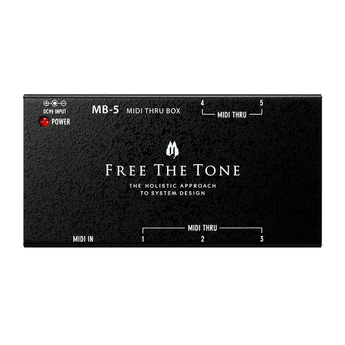 JAN 4560434323190 Free The Tone MB-5 MIDI THRU BOX 有限会社フリーザトーン 楽器・音響機器 画像