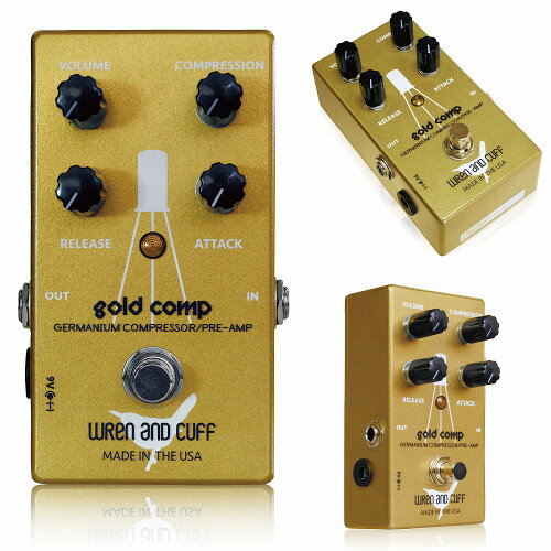 JAN 4560440836332 Wren and Cuff Creations Gold Comp(Germanium Compressor/Pre-AMP) 株式会社LEP INTERNATIONAL 楽器・音響機器 画像