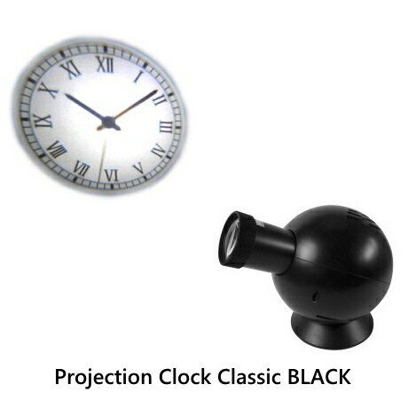 JAN 4560445362010 プロジェクションクロック クラシック ブラック Projection Clock Classic BLACK LED 株式会社ディテール インテリア・寝具・収納 画像