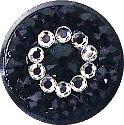 JAN 4560475553563  スワロフスキー swarovski crystal ring home button:black jet iphone ipad用ホームボタン  株式会社クリアス スマートフォン・タブレット 画像