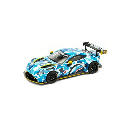 JAN 4562129855726 POP RACE 1/64 BAPE R X ASTON MARTIN GT3 - BLUE ミニカー 株式会社ジェネシスカンパニー おもちゃ 画像