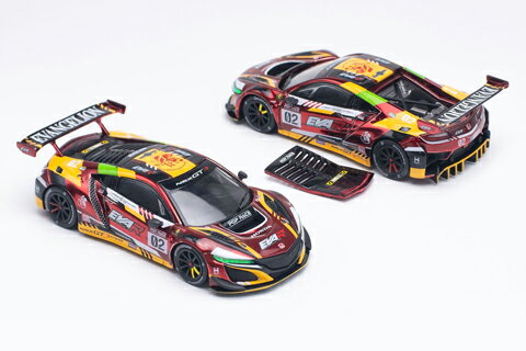 JAN 4562129856792 POP RACE 1/64 HONDA NSX GT3 EVO22 EVA RT PRODUCTION MODEL-02 ミニカー 株式会社ジェネシスカンパニー おもちゃ 画像