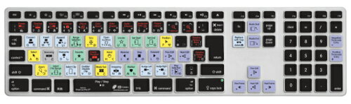 JAN 4562218722380 KB Covers FCPX-AK-JIS-CC for Final Cut Pro X Apple Aluminium Keyboard JIS配列用キーボードカバー 株式会社宮地商会 パソコン・周辺機器 画像