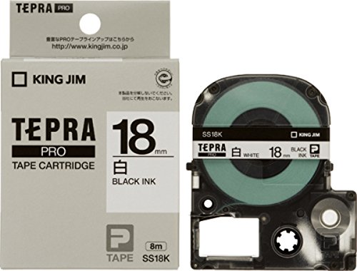 JAN 4562229978301 キングジム KINGJIM テープカートリッジ テプラPRO 18mm SS18K 株式会社ナレッジ・デザイン パソコン・周辺機器 画像