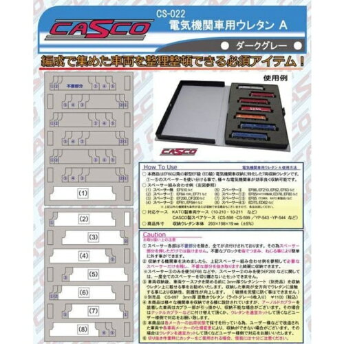 JAN 4562264601226 CS-022 機関車用ウレタンA 新型電機用 ダークグレー CASCO 株式会社四八 ホビー 画像