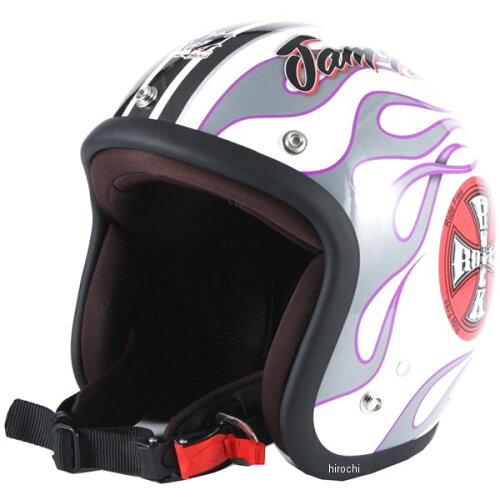 JAN 4562286790076 ジャムテックジャパン JJ-07 72 JAM JET HELMETS ROCK ＆ ROLL WH 56-59cm 株式会社ジャムテックジャパン 車用品・バイク用品 画像