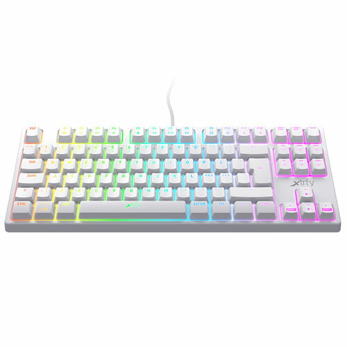 JAN 4562312234161 Xtrfy XG-K4-RGB-TKL-WH-UK  テンキーレス ゲーミングキーボード テクテク株式会社 パソコン・周辺機器 画像