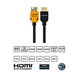 JAN 4562314014518 Kordz｜コーヅ HDMIケーブル PRS3 ACTIVE OPTICAL オレンジ PRS3O-HD0750 7.5m /HDMI⇔HDMI /スタンダードタイプ 株式会社エミライ TV・オーディオ・カメラ 画像